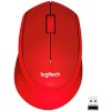 Мышь Logitech M330 Silent Plus (красный)