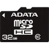 Карта памяти ADATA microSDHC (Class 10) 32GB + SD-адаптер (AUSDH32GCL10-RA1)