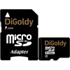 Карта памяти DiGoldy microSDHC (Class 10) 32GB + адаптер [DG032GCSDHC10-AD]