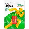 Аккумулятор Mirex AAA 1000mAh 2 шт HR03-10-E2