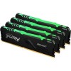 Оперативная память Kingston FURY Beast RGB 4x16GB DDR4 PC4-24000 KF430C16BBAK4/64