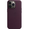 Чехол для телефона Apple MagSafe Leather Case для iPhone 13 Pro (темная вишня)