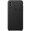 Чехол для телефона Apple Leather Case для iPhone XS Max Black