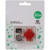 Карта памяти QUMO Fundroid microSDHC QM32GCR-MSD10-FD-RED 32GB