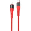 Кабель Hoco U64 USB-C - Lightning (красный)