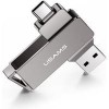 USB Flash Usams Type-C+USB3.0 Rotatable High Speed Flash Drive 64GB